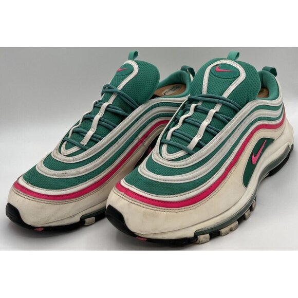 Nike Air Max 97 Size 14 South Beach Miami Vice Teal White Pink Shoes 921826 -102 - Picture 2 of 10